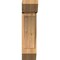 Ekena Millwork Thorton Slat Smooth Bracket w/ Offset Brace, Western Red Cedar, 7 1/2"W x 18"D x 30"H BKT0806X18X30THR06SWR - alternate 4